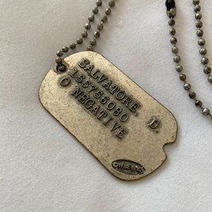 Damon Salvatore "The Vampire Diaries" Dog tag Necklace